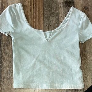 blue baby tee
